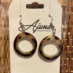Ajuna Cow Horn Hoop Earrings